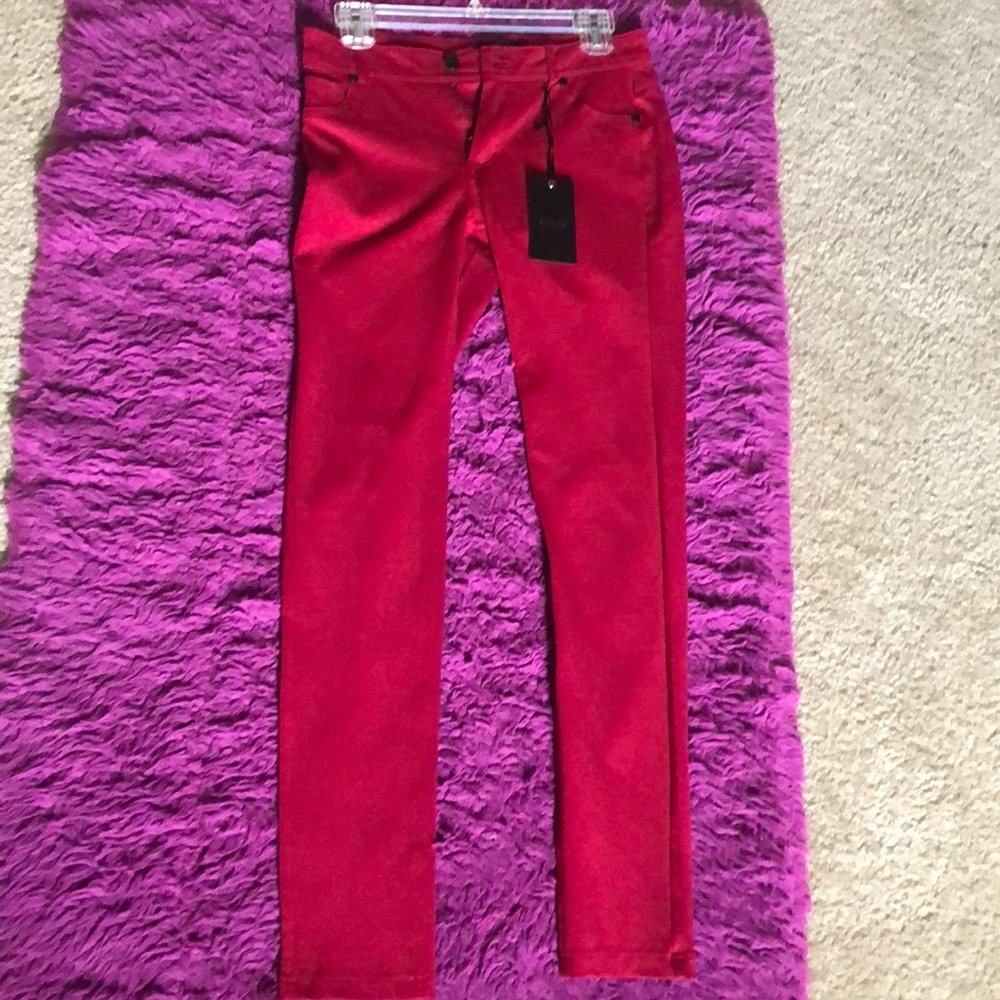 Red Stretchy Jeans